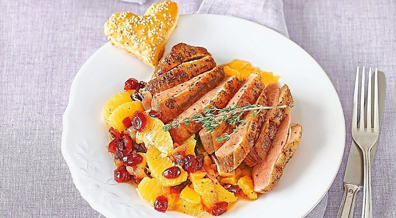 Рецепт качиного філе з соусом